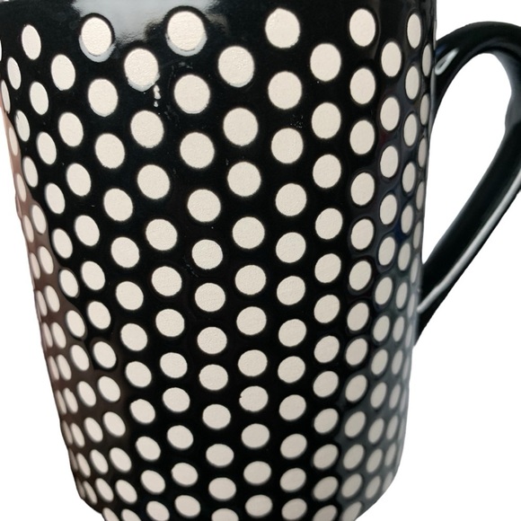 Food Network black and white multi patterned coffee mugs. 4” height. - Picture 6 of 8